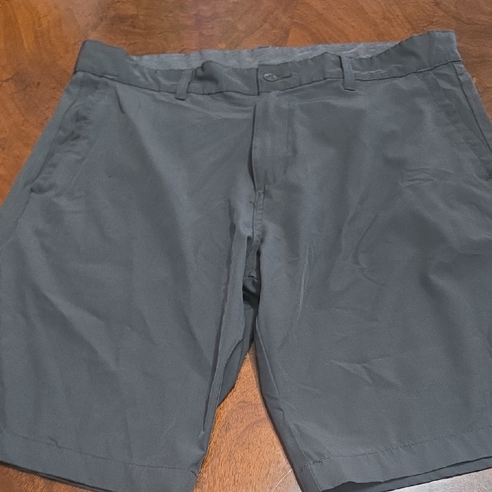 Burnside Charcoal Flat Front Shorts